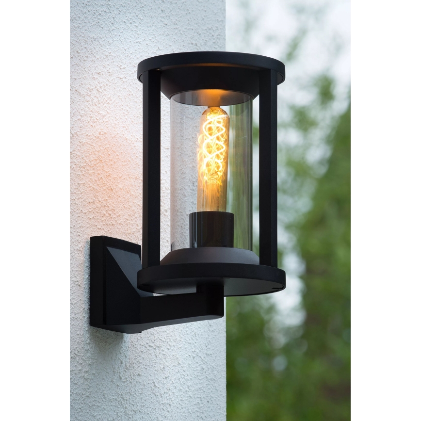 Lucide 15803/01/30 - Spoljašnja zidna lampa CADIX 1xE27/15W/230V IP65 crno