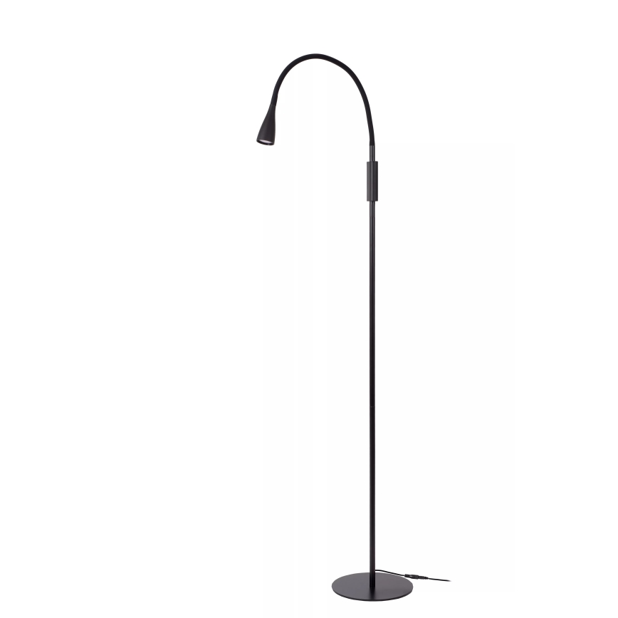 Lucide 18756/03/30 - LED Prigušiva fleksibilna dodirna stojeća lampa ZOZY LED/4W/230V crno