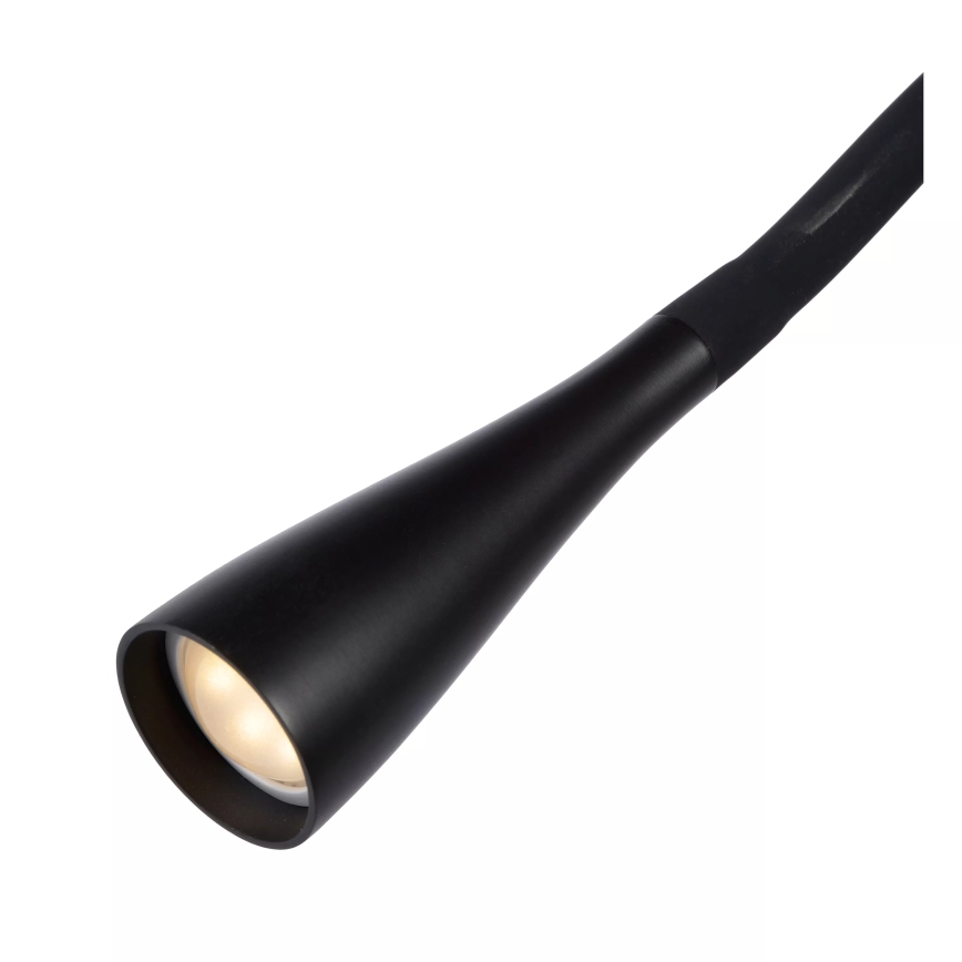 Lucide 18756/03/30 - LED Prigušiva fleksibilna dodirna stojeća lampa ZOZY LED/4W/230V crno
