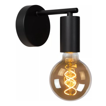 Lucide 21221/01/30 - Zidna lampa LEANNE 1xE27/40W/230V crno