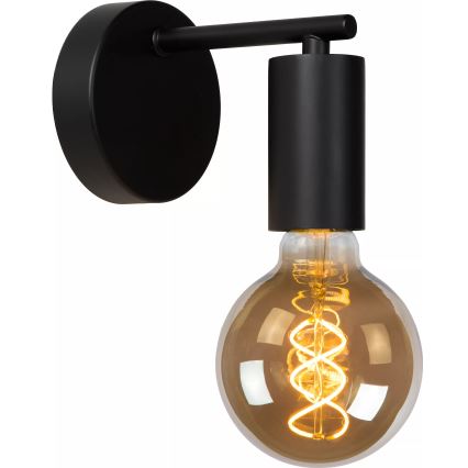 Lucide 21221/01/30 - Zidna lampa LEANNE 1xE27/40W/230V crno