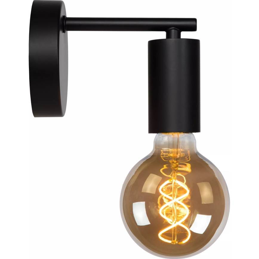 Lucide 21221/01/30 - Zidna lampa LEANNE 1xE27/40W/230V crno