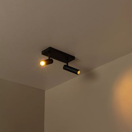 Lucide 22974/02/30 - Spot svetiljka GRADO 2xGU10/8W/230V crna