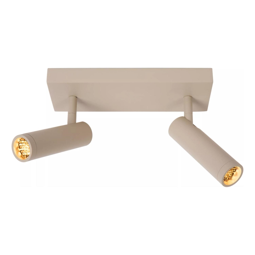 Lucide 22974/02/41 - Spot svetiljka GRADO 2xGU10/8W/230V bež