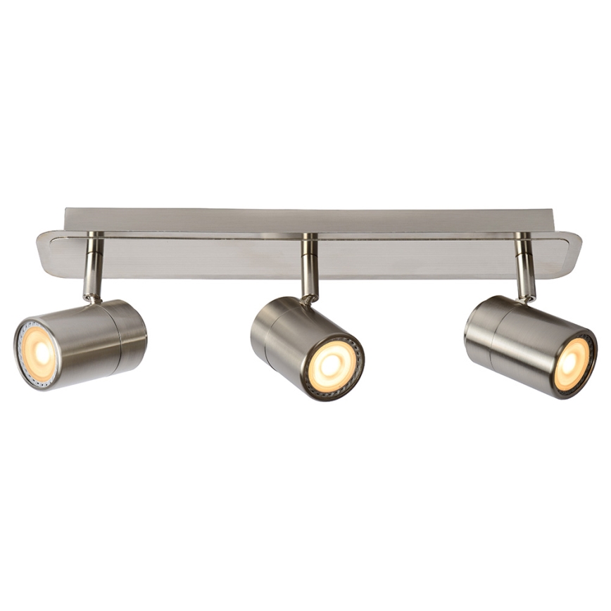 Lucide 26957/15/12 - LED prigušiva spot svetiljka LENNERT 3xGU10/5W/230V mat hrom