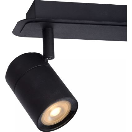 Lucide 26958/15/30 - LED Prigušiva za kupatilo reflektorska lampa LENNERT 3xGU10/5W/230V IP44 crno
