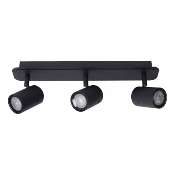 Lucide 26958/15/30 - LED Prigušiva za kupatilo reflektorska lampa LENNERT 3xGU10/5W/230V IP44 crno
