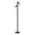 Lucide 27703/04/30 - LED Prigušiva dodirna vanjska lampa ANTRIM 2xLED/2,2W/4V 400 mAh IP54 crno