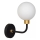 Lucide 30265/01/30 - Zidna lampa za kupatilo BEREND 1xG9/33W/230V IP44 crno