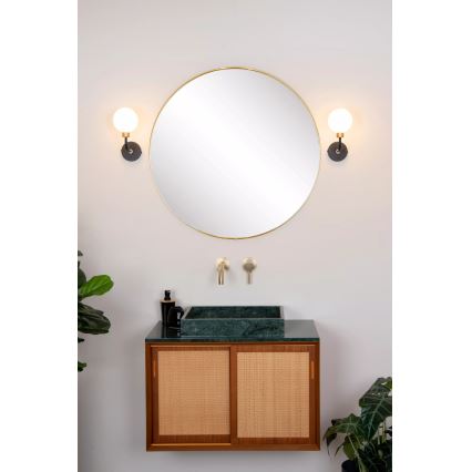 Lucide 30265/01/30 - Zidna lampa za kupatilo BEREND 1xG9/33W/230V IP44 crno