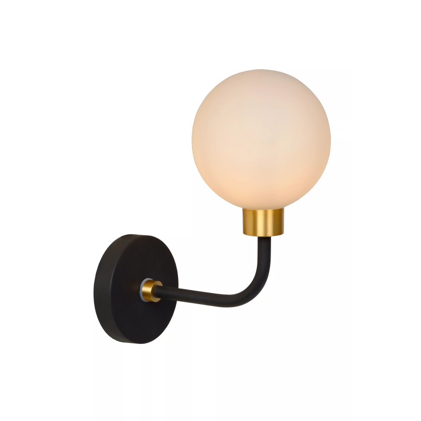 Lucide 30265/01/30 - Zidna lampa za kupatilo BEREND 1xG9/33W/230V IP44 crno