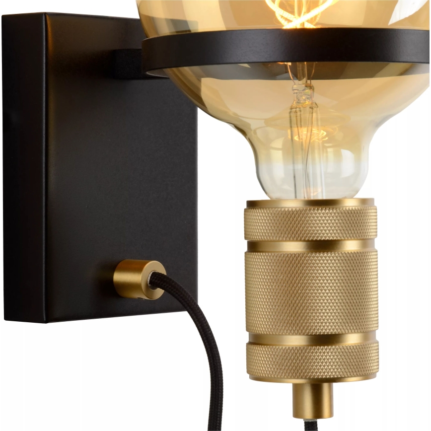 Lucide 30271/01/30 - Zidna lampa OTTELIEN 1xE27/60W/230V crno