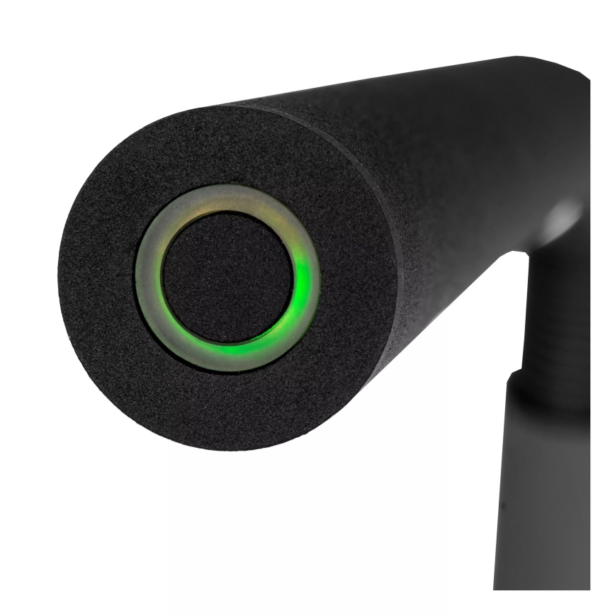 Lucide 36712/04/30 - LED Prigušiva dodirna stojeća lampa GILLY LED/6W/230V 4000 mAh crno