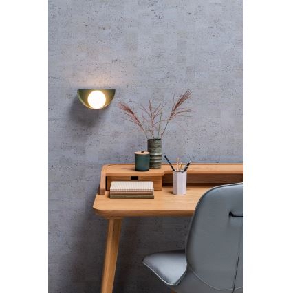 Lucide 45201/01/33 - Zidna lampa BENNI 1xG9/28W/230V zelena