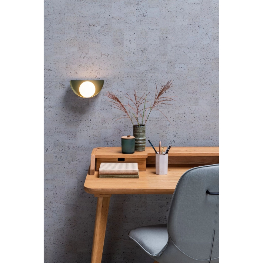 Lucide 45201/01/33 - Zidna lampa BENNI 1xG9/28W/230V zelena