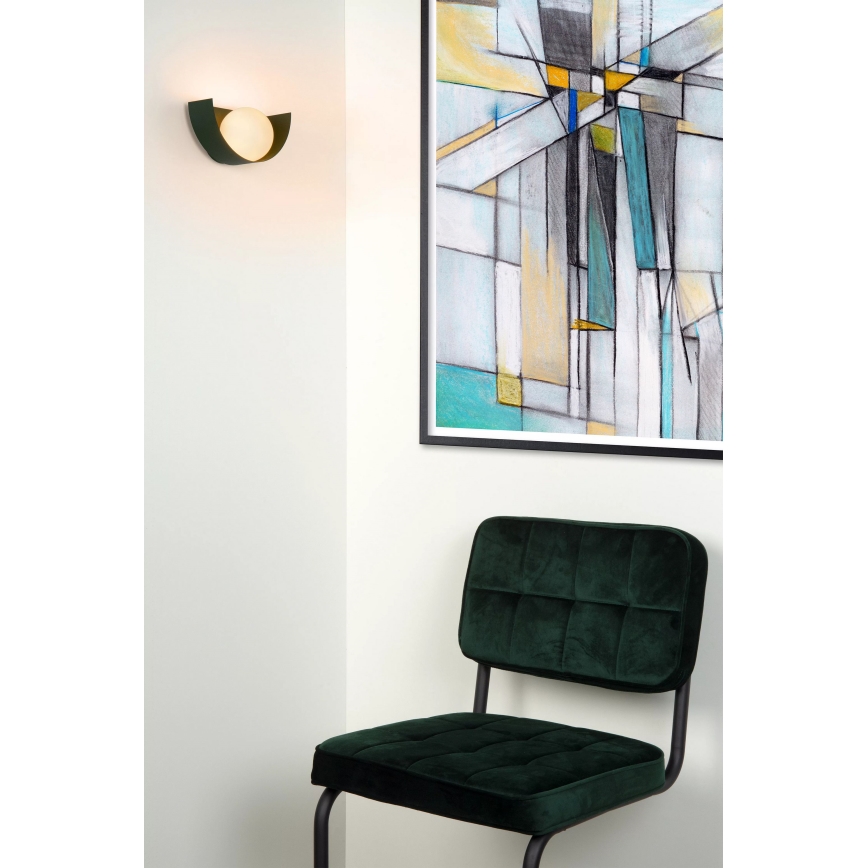 Lucide 45201/01/33 - Zidna lampa BENNI 1xG9/28W/230V zelena