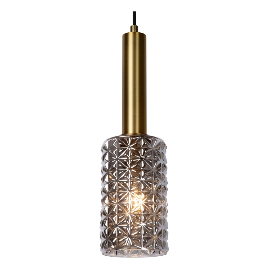 Lucide 45498/07/02 - Luster na sajli CORALIE 7xE27/40W/230V crno/mesing