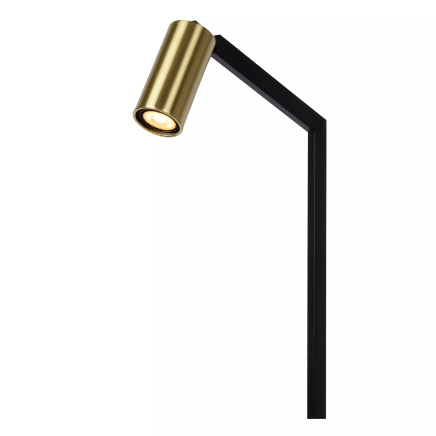 Lucide 45799/01/30 - Podna lampa SYBIL 1xGU10/35W/230V crno/zlatna