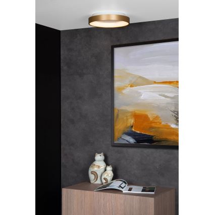 Lucide 46103/20/02 - LED Prigušiva plafonjera VIDAL LED/20W/230V pr. 28 cm zlatna