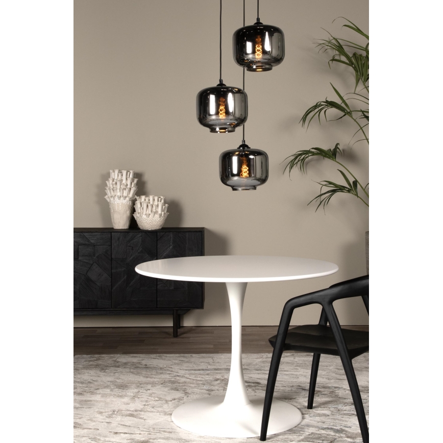 Lucide 46413/13/65 - Luster na sajli MEDINE 3xE27/40W/230V dimno