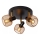 Lucide 77978/13/02 - Reflektorska lampa MAREN 3xE14/13W/230V crno/mesing