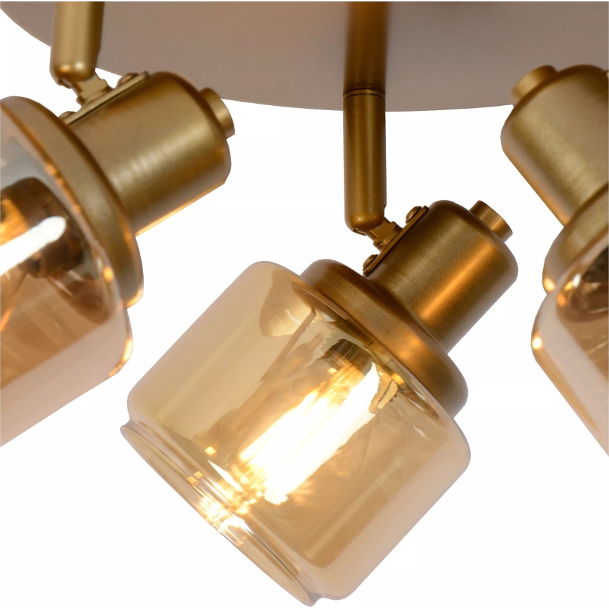 Lucide 77979/13/02 - Reflektorska lampa BJORN 3xE14/40W/230V zlatna