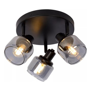 Lucide 77979/13/30 - Reflektorska lampa BJORN 3xE14/40W/230V crno