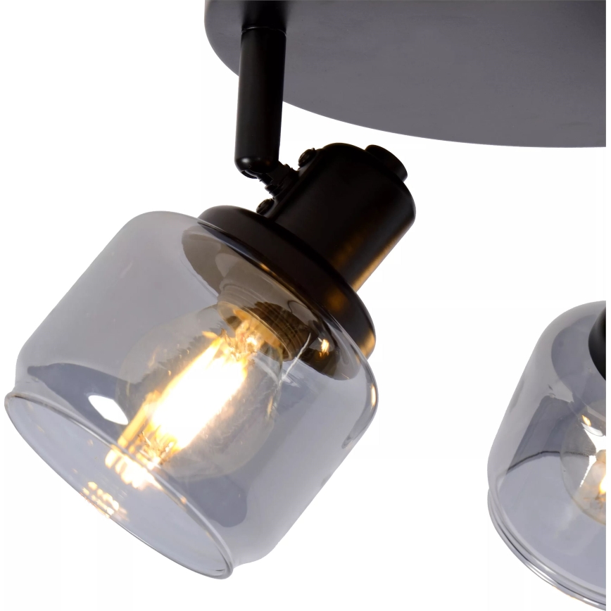 Lucide 77979/13/30 - Reflektorska lampa BJORN 3xE14/40W/230V crno