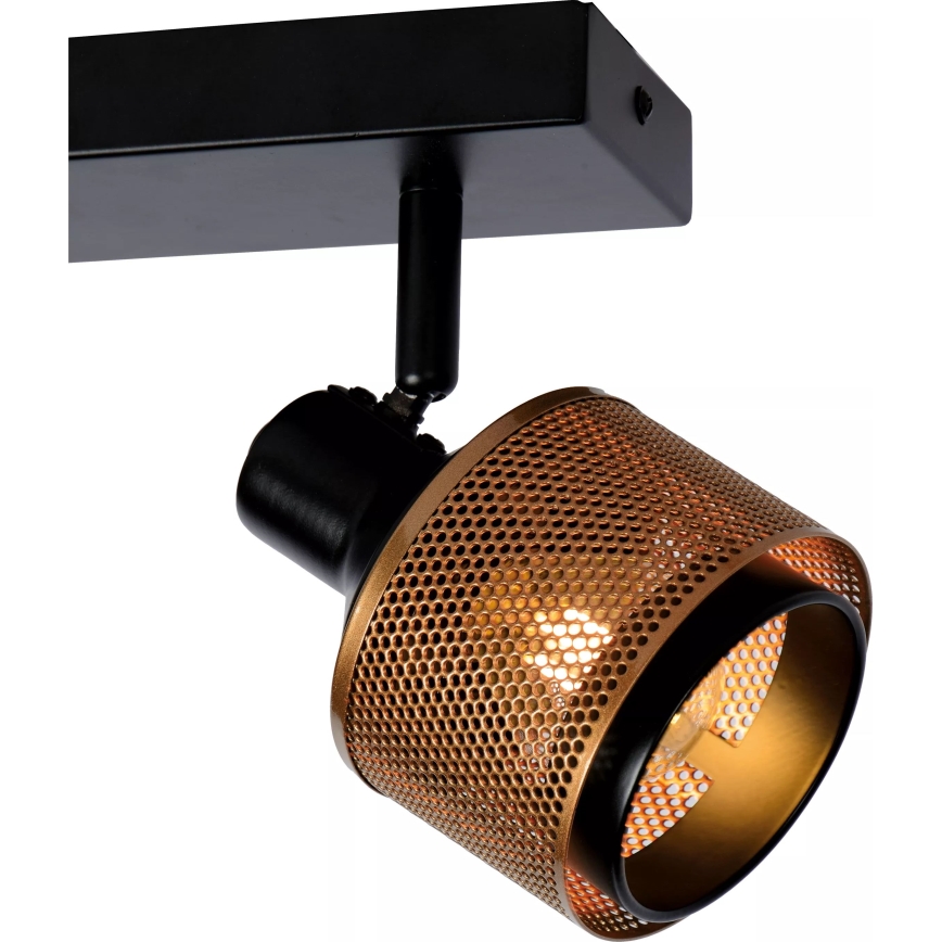 Lucide 77980/02/30 - Reflektorska lampa RAFA 2xE14/40W/230V crno/bronzana