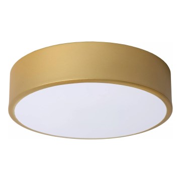 Lucide 79185/20/02 - LED Prigušiva plafonjera UNAR LED/12W/230V pr. 20 cm zlatna