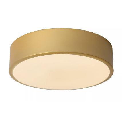 Lucide 79185/20/02 - LED Prigušiva plafonjera UNAR LED/12W/230V pr. 20 cm zlatna