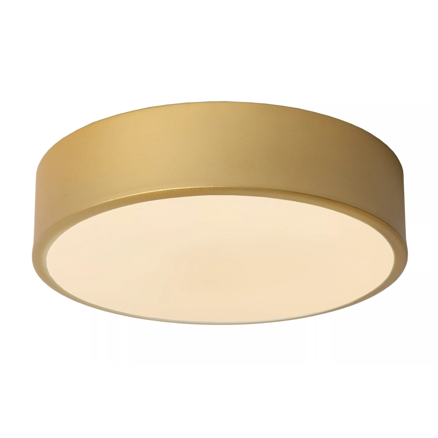Lucide 79185/20/02 - LED Prigušiva plafonjera UNAR LED/12W/230V pr. 20 cm zlatna