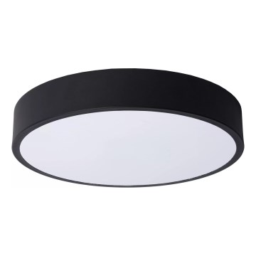 Lucide 79185/30/30 - LED Prigušiva plafonjera UNAR LED/18W/230V pr. 30 cm crno