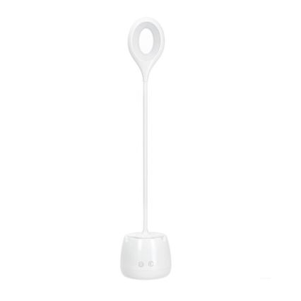 LED prigušiva fleksibilna punjiva stona lampa LUSIA LED/5W/5V 3000/4000K 1200 mAh bela