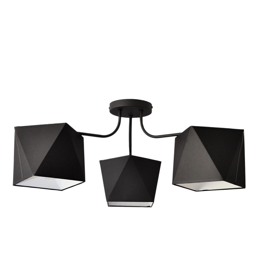 Luster ADAMANT 3xE27/15W/230V crno
