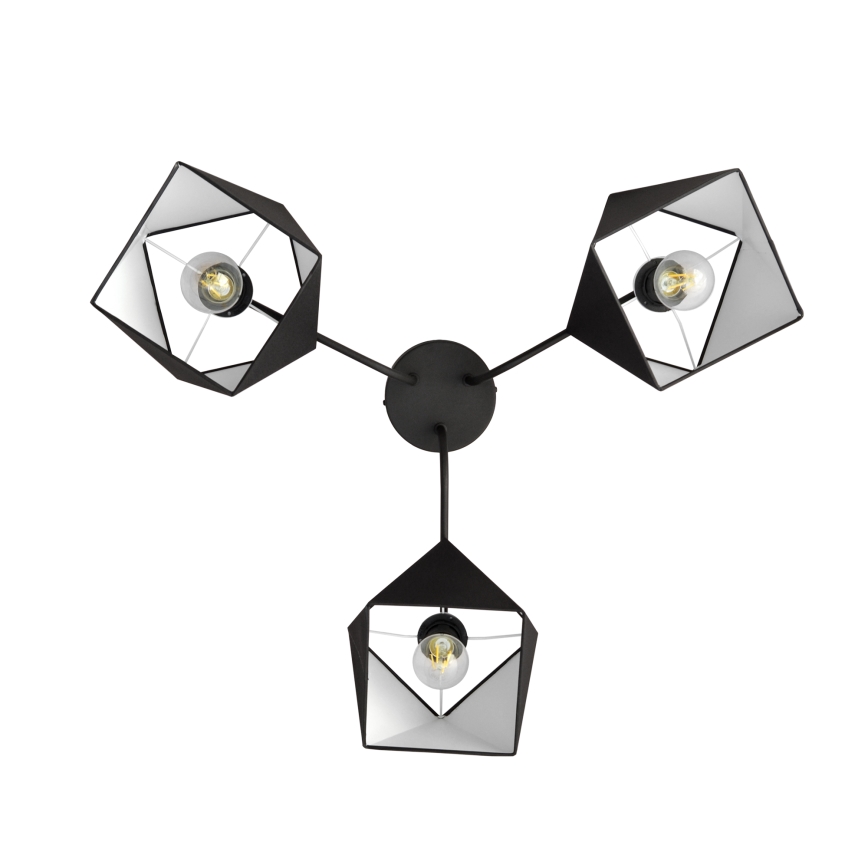 Luster ADAMANT 3xE27/15W/230V crno