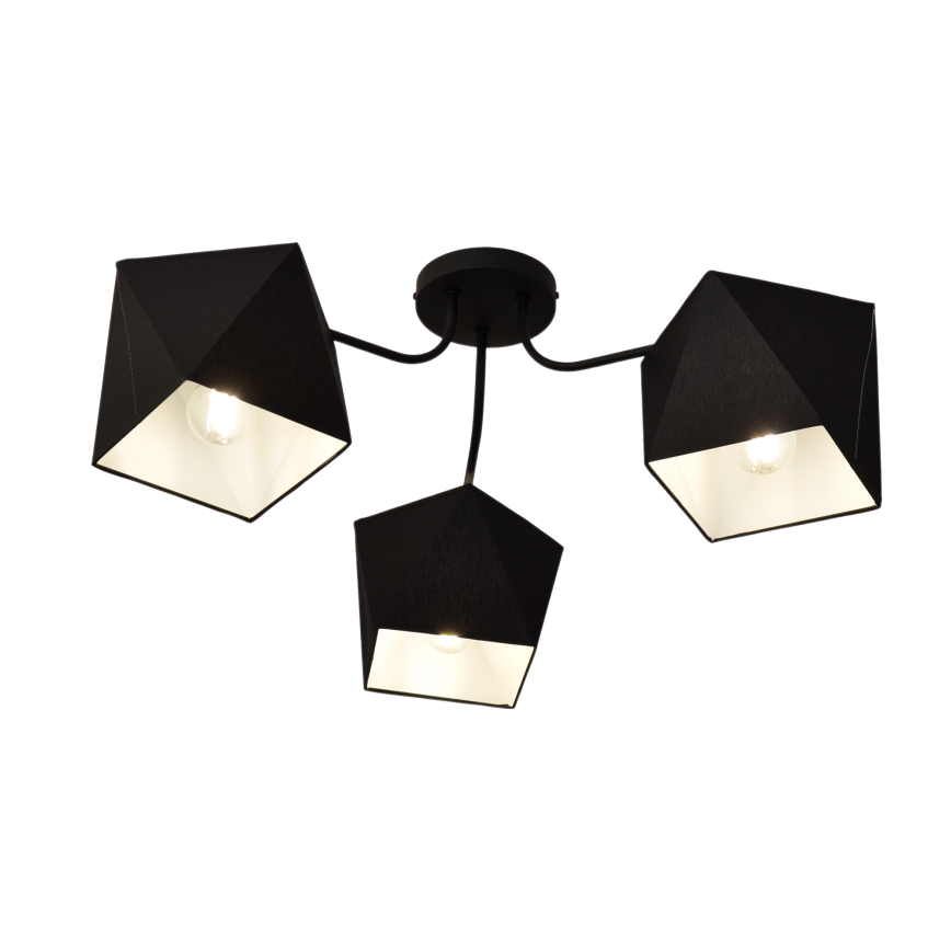 Luster ADAMANT 3xE27/15W/230V crno