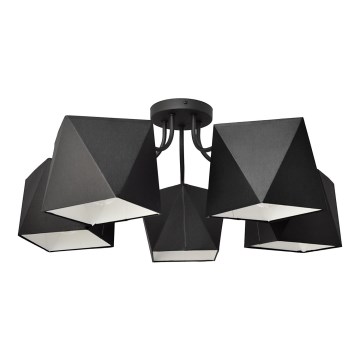 Luster ADAMANT 5xE27/15W/230V crno