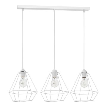 Luster ALMA 3xE27/60W/230V bela