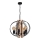 Luster DALVIN 5xE27/60W/230V crno