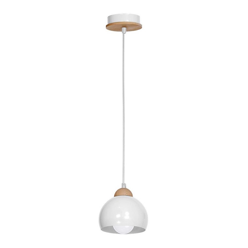 Luster DAMA 1xE27/60W/230V bela