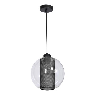 Luster FUNA 1xE27/60W/230V crno