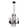 Luster GERA 5xE27/60W/230V crno