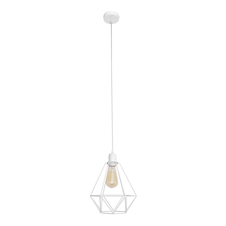 Luster KARO 1xE27/15W/230V bela