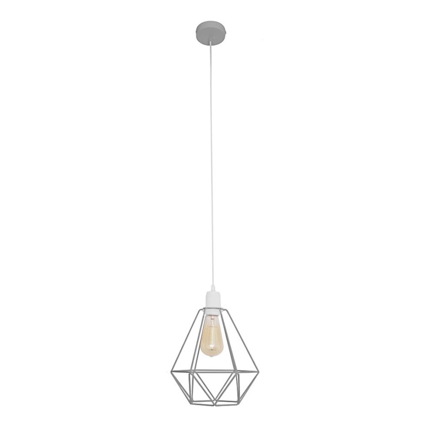 Luster KARO 1xE27/15W/230V sivo