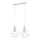 Luster KARO 2xE27/15W/230V bela