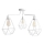 Luster KARO 3xE27/15W/230V bela
