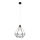 Luster KARO LARGE 1xE27/15W/230V crno
