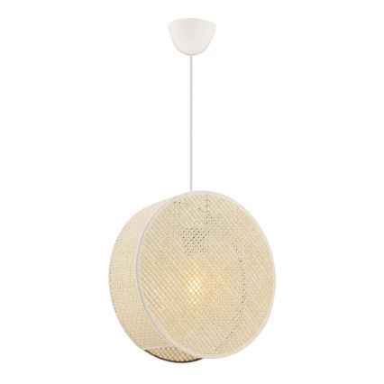 Luster na kablu BIG DRUM 1xE27/60W/230V krem boje