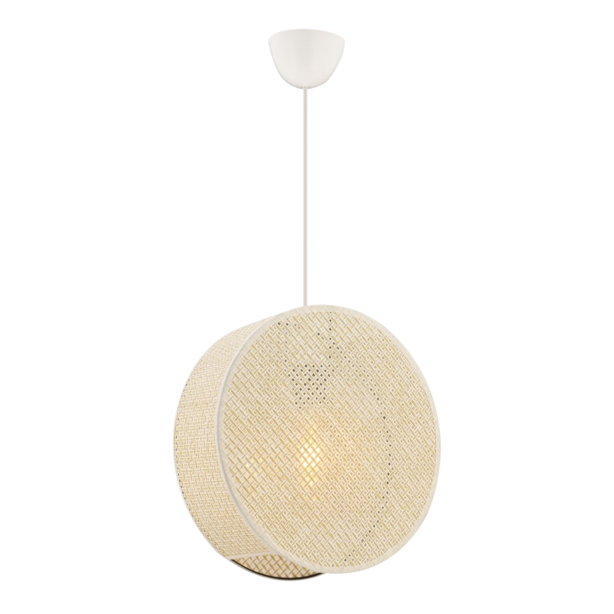 Luster na kablu BIG DRUM 1xE27/60W/230V krem boje